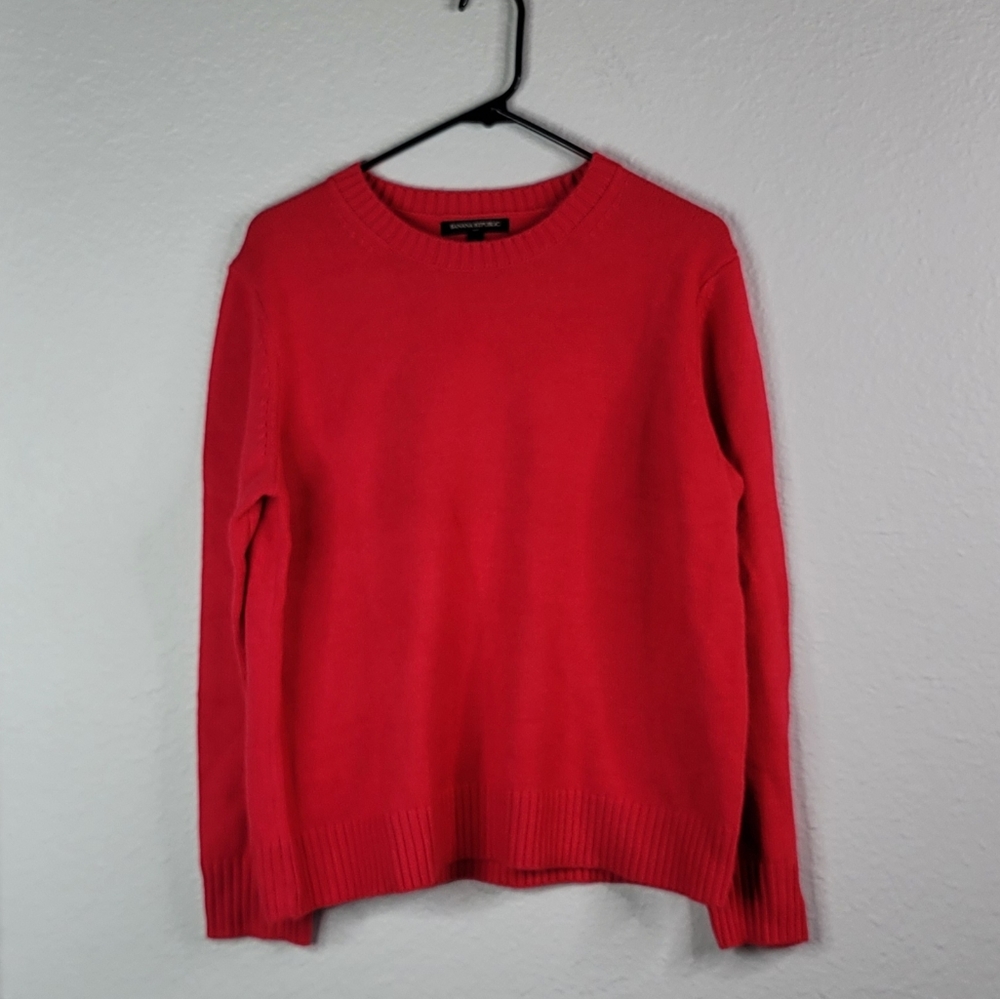 NWT Banana Republic Dark Pink Sweater Size Large